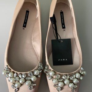 Zara Zapato Plain Flat Shoes